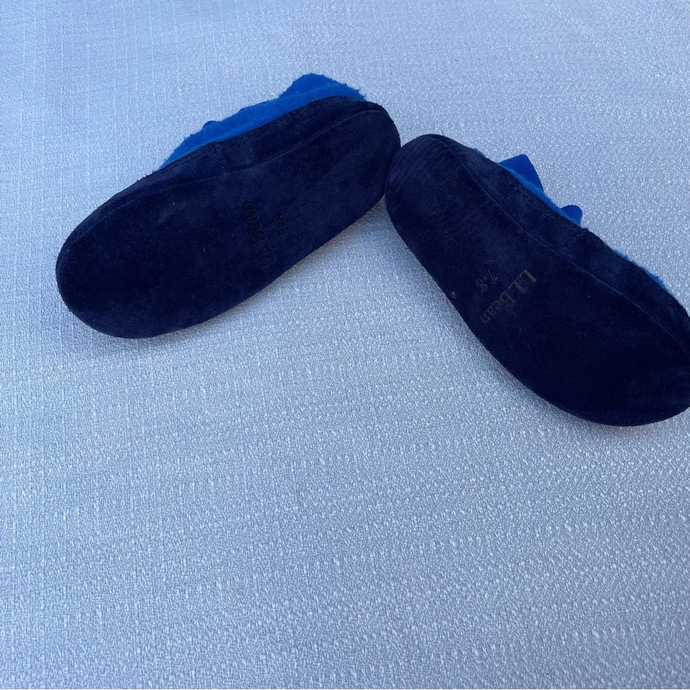 Kids L.L. Bean Kids Blue Fleece Shoe